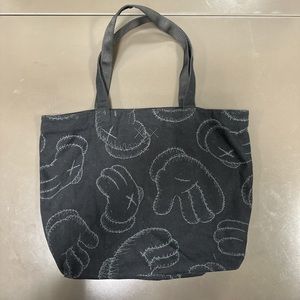 Kaws x Uniqlo Hands Black Tote Bag